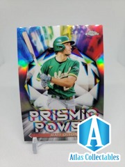2021 Topps Chrome Prismic Power MATT OLSON #PP-11 Oakland A's